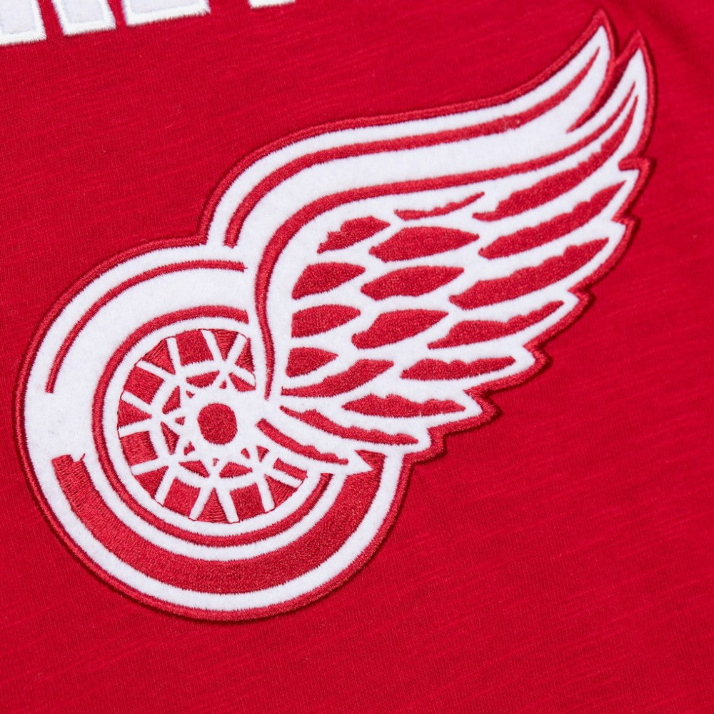 Detroit Red Wings Mitchell & Ness Legendary Slub Raglan Long Sleeve T-Shirt - Red/Black | NHL discount