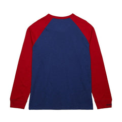 New York Rangers Mitchell & Ness Legendary Slub Raglan Long Sleeve T-Shirt - Blue/Red | NHL discount