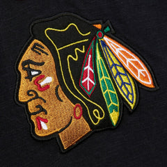 Chicago Blackhawks Mitchell & Ness Legendary Slub Raglan Long Sleeve T-Shirt - Black/Red | NHL sale