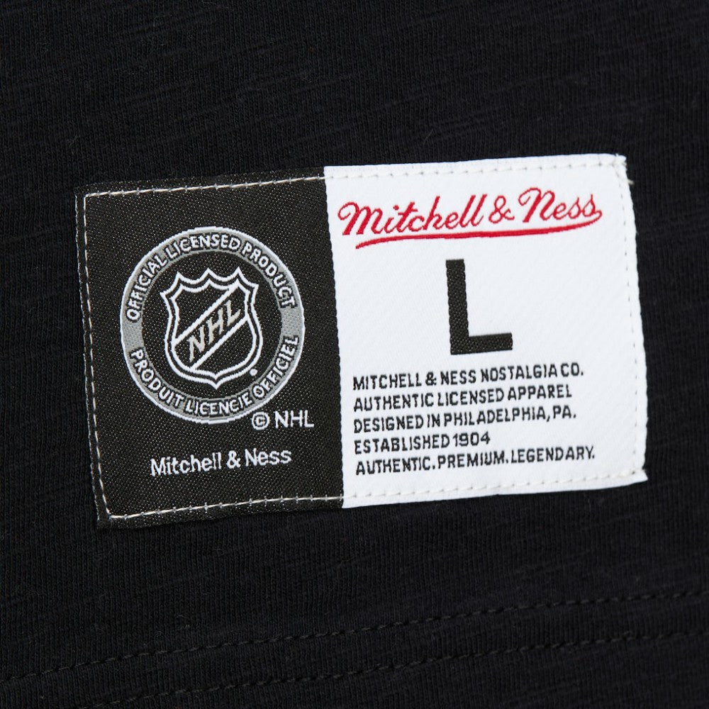 Chicago Blackhawks Mitchell & Ness Legendary Slub Raglan Long Sleeve T-Shirt - Black/Red | NHL sale