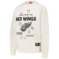 Detroit Red Wings Mitchell & Ness Women's Logo 3.0 Pullover Sweatshirt - Cream | NHL discount