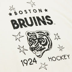 Boston Bruins Mitchell & Ness Women's Logo 3.0 Pullover Sweatshirt - Cream | NHL Lifestyle