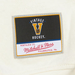 Boston Bruins Mitchell & Ness Women's Logo 3.0 Pullover Sweatshirt - Cream | NHL Lifestyle