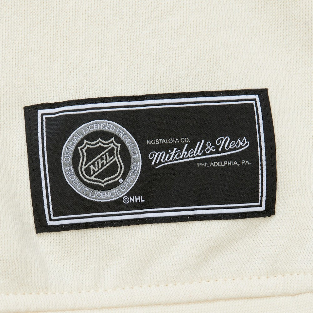 Pittsburgh Penguins Mitchell & Ness Women's Logo 3.0 Pullover Sweatshirt - Cream | NHL Clearance