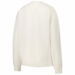 Chicago Blackhawks Mitchell & Ness Women's Logo 3.0 Pullover Sweatshirt - Cream | NHL Lifestyle