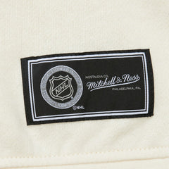 Chicago Blackhawks Mitchell & Ness Women's Logo 3.0 Pullover Sweatshirt - Cream | NHL Lifestyle