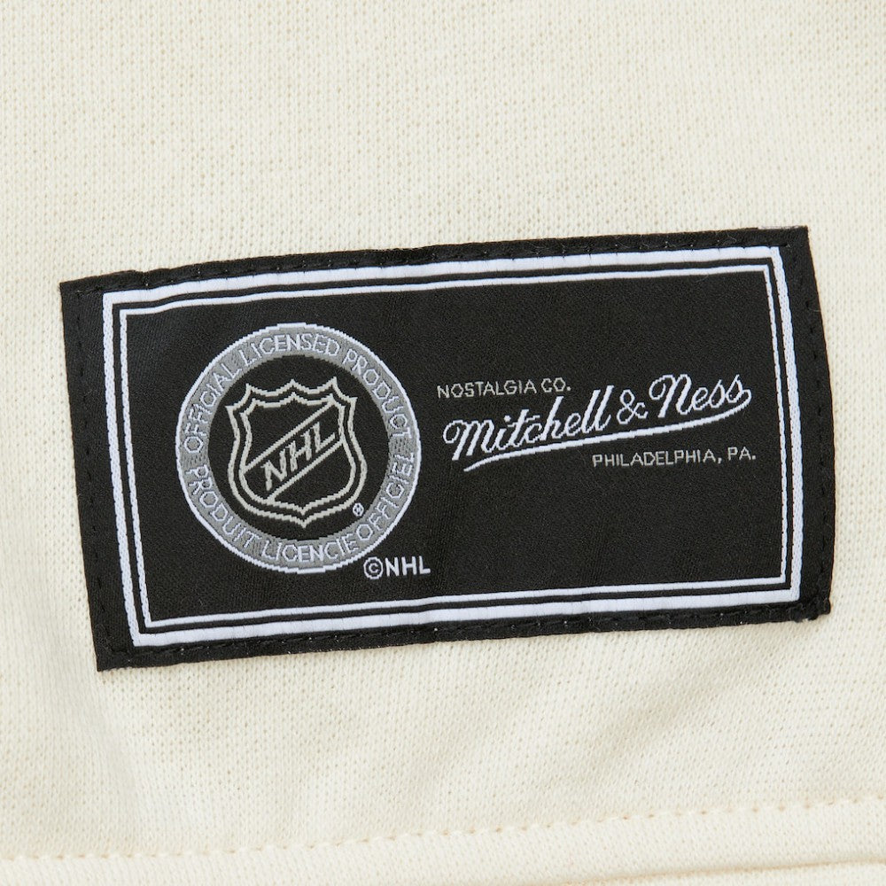 Seattle Kraken Mitchell & Ness Women's Logo 3.0 Pullover Sweatshirt - Cream | NHL Clearance
