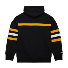 Boston Bruins Mitchell & Ness Head Coach Slogan Pullover Hoodie - Black | NHL discount