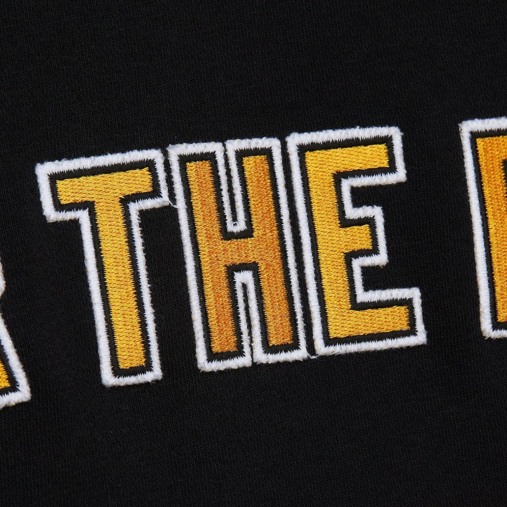 Boston Bruins Mitchell & Ness Head Coach Slogan Pullover Hoodie - Black | NHL discount