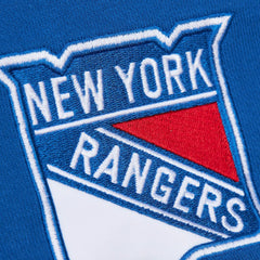New York Rangers Mitchell & Ness Head Coach Slogan Pullover Hoodie - Blue | NHL sale