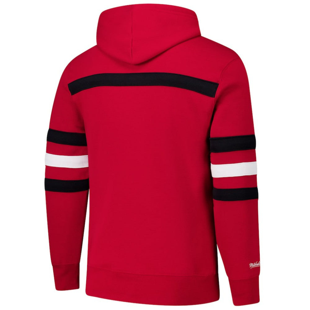 Detroit Red Wings Mitchell & Ness Head Coach Slogan Pullover Hoodie - Red | NHL sale