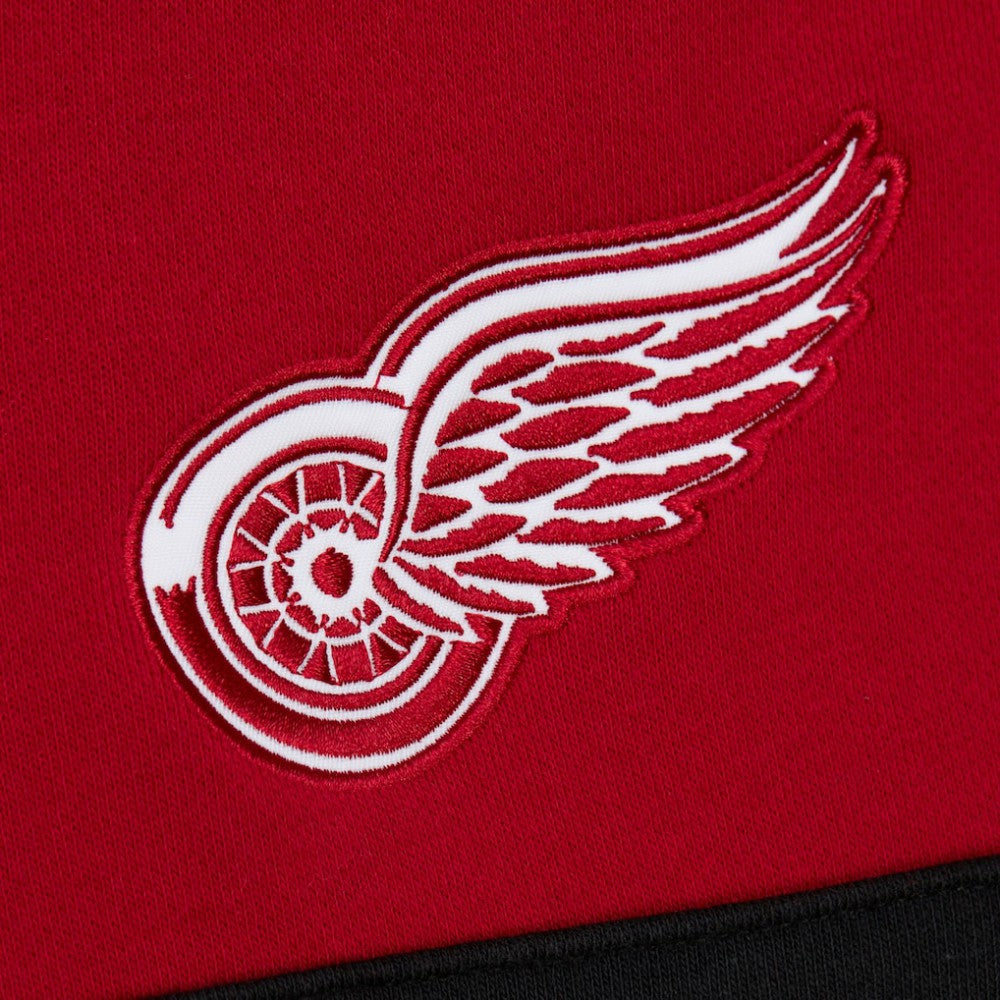 Detroit Red Wings Mitchell & Ness Head Coach Slogan Pullover Hoodie - Red | NHL sale