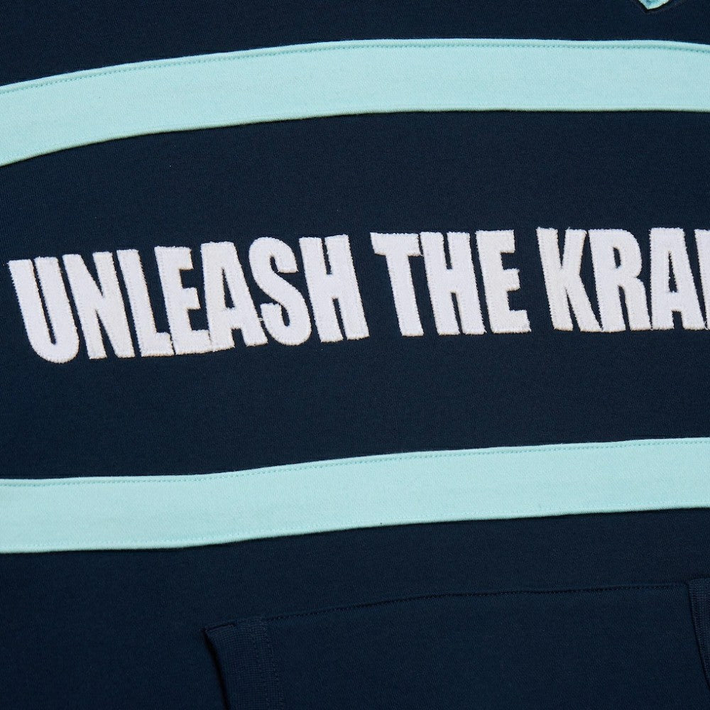 Seattle Kraken Mitchell & Ness Head Coach Slogan Pullover Hoodie - Navy | NHL discount