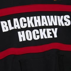Chicago Blackhawks Mitchell & Ness Head Coach Slogan Pullover Hoodie - Black | NHL sale