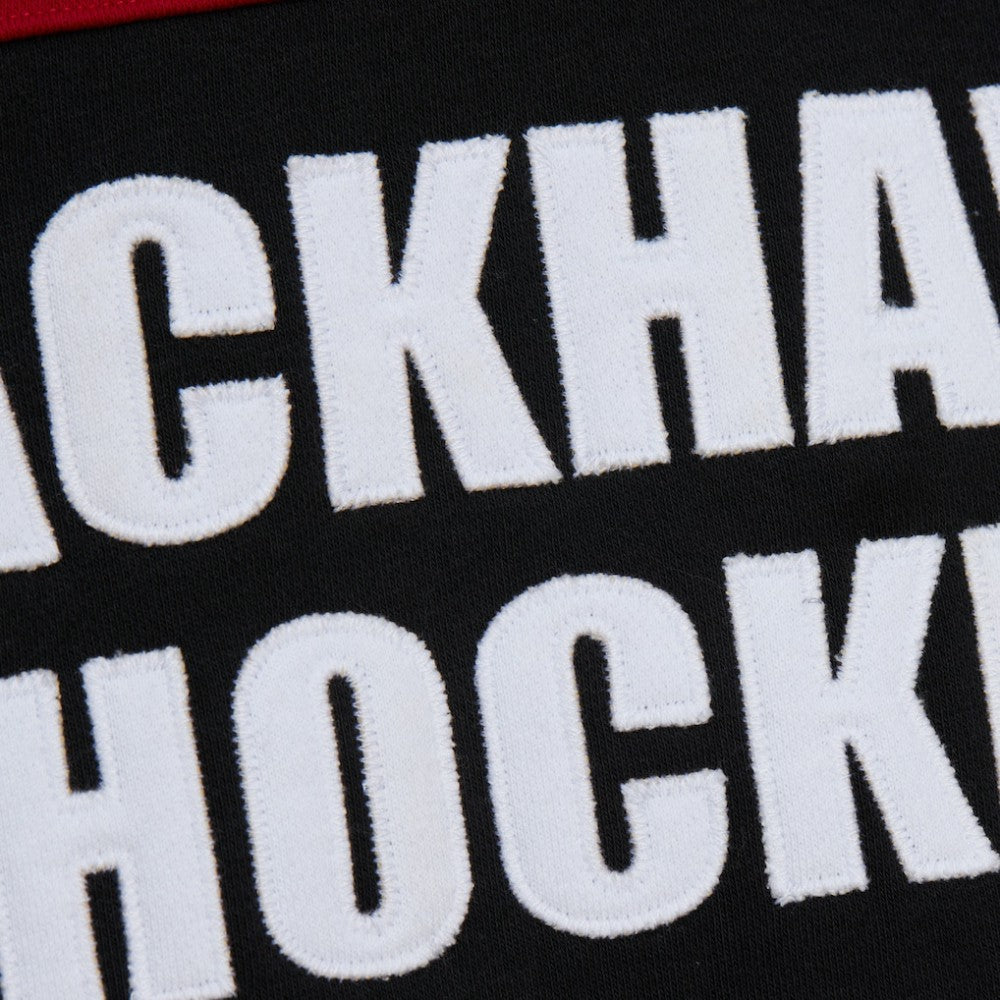 Chicago Blackhawks Mitchell & Ness Head Coach Slogan Pullover Hoodie - Black | NHL sale