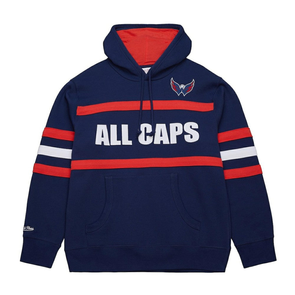 Washington Capitals Mitchell & Ness Head Coach Slogan Pullover Hoodie - Navy | NHL online