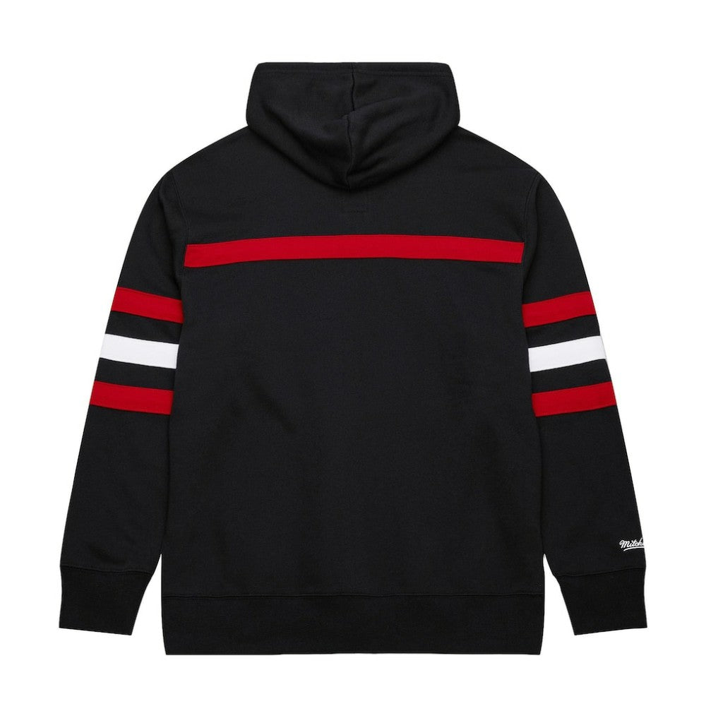 New Jersey Devils Mitchell & Ness Head Coach Slogan Pullover Hoodie - Black | NHL near me