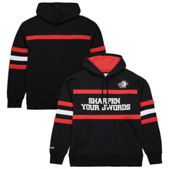 Buffalo Sabres Mitchell & Ness Head Coach Slogan Pullover Hoodie - Black | NHL sale