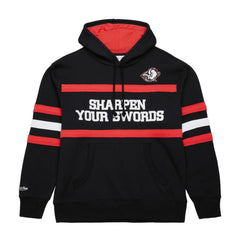 Buffalo Sabres Mitchell & Ness Head Coach Slogan Pullover Hoodie - Black | NHL sale