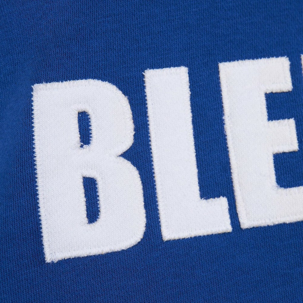 St. Louis Blues Mitchell & Ness Head Coach Slogan Pullover Hoodie - Blue | NHL Lifestyle