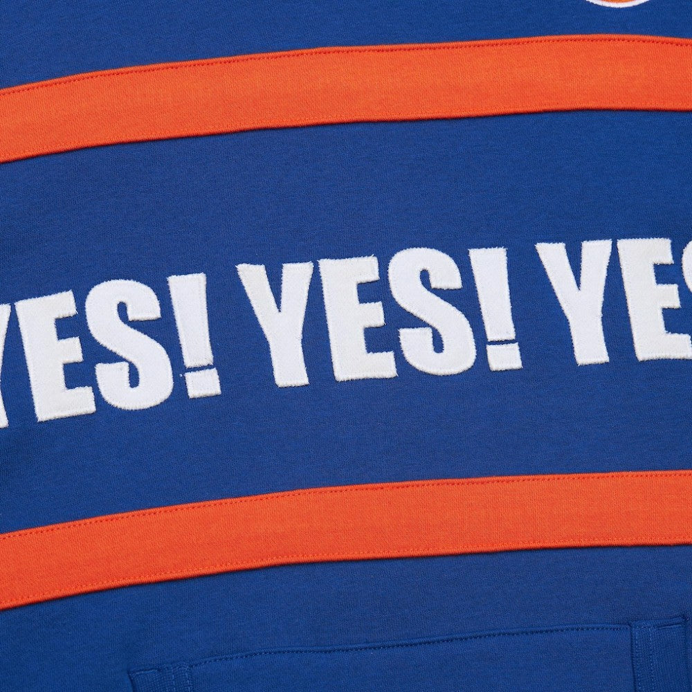 New York Islanders Mitchell & Ness Head Coach Slogan Pullover Hoodie - Royal | NHL Lifestyle