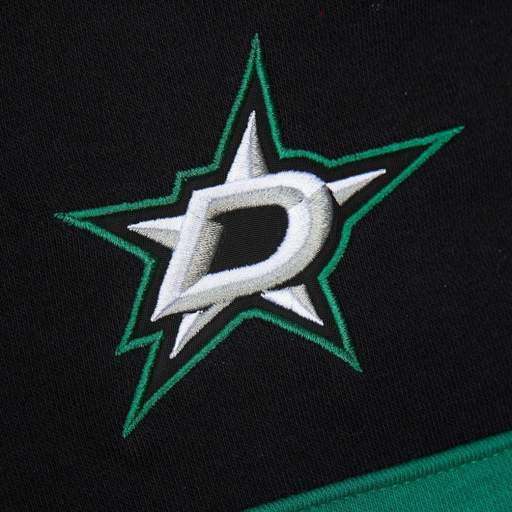 Dallas Stars Mitchell & Ness Head Coach Slogan Pullover Hoodie - Black | NHL Clearance