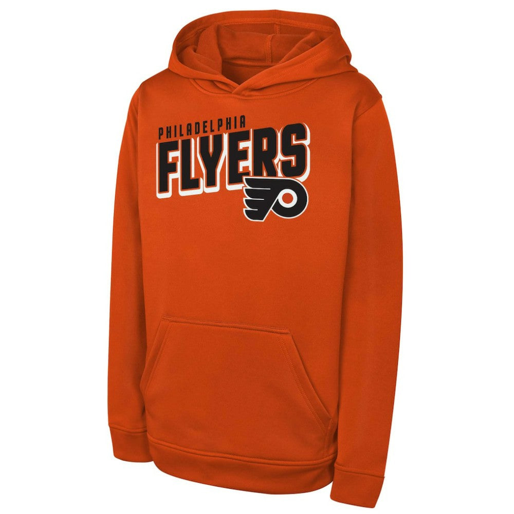 Philadelphia Flyers Youth Cyber Punk Performance Hoodie - Orange | NHL discount