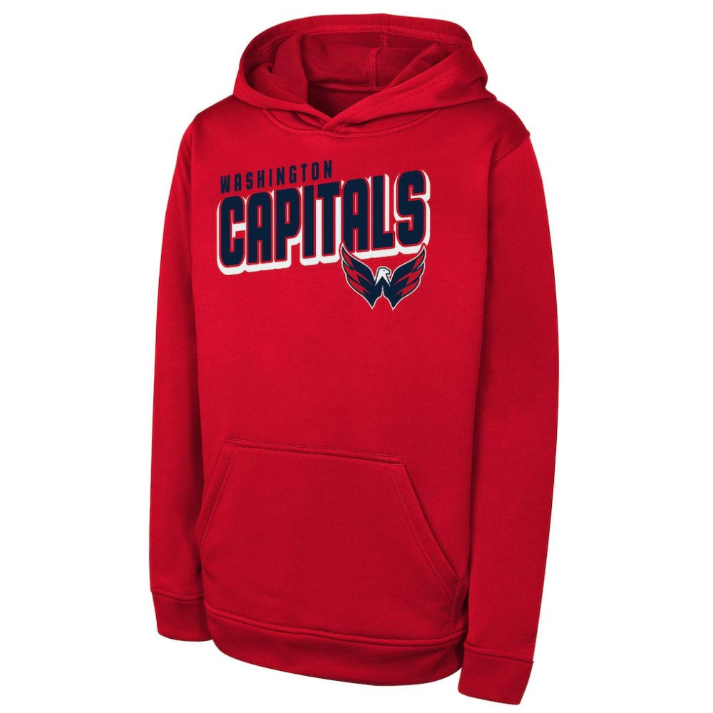 Washington Capitals Youth Cyber Punk Performance Hoodie - Red | NHL sale