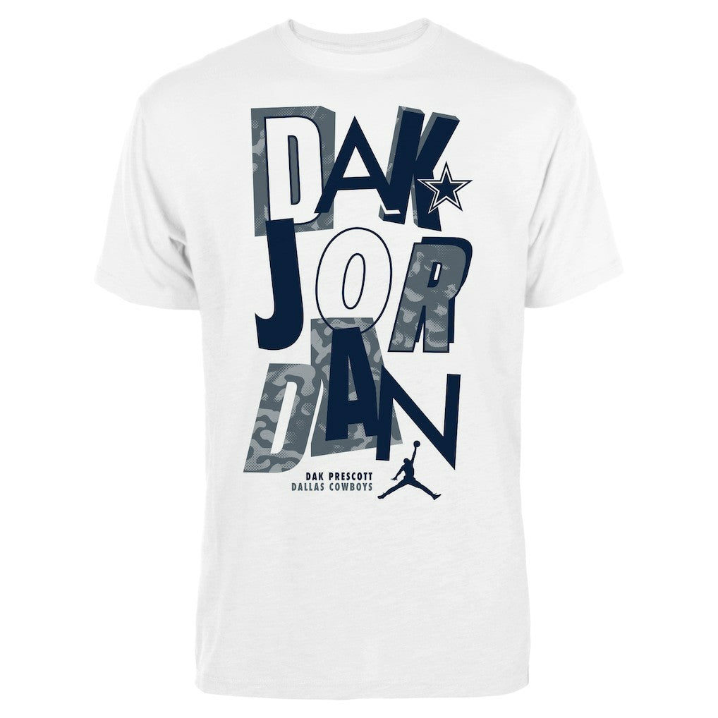 Dak Prescott Dallas Cowboys Jordan Brand Fresh Graphic T-Shirt - White - NFL