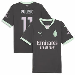 Puma - Christian Pulisic AC Milan 2024/25 Third Replica Player Jersey - Charcoal