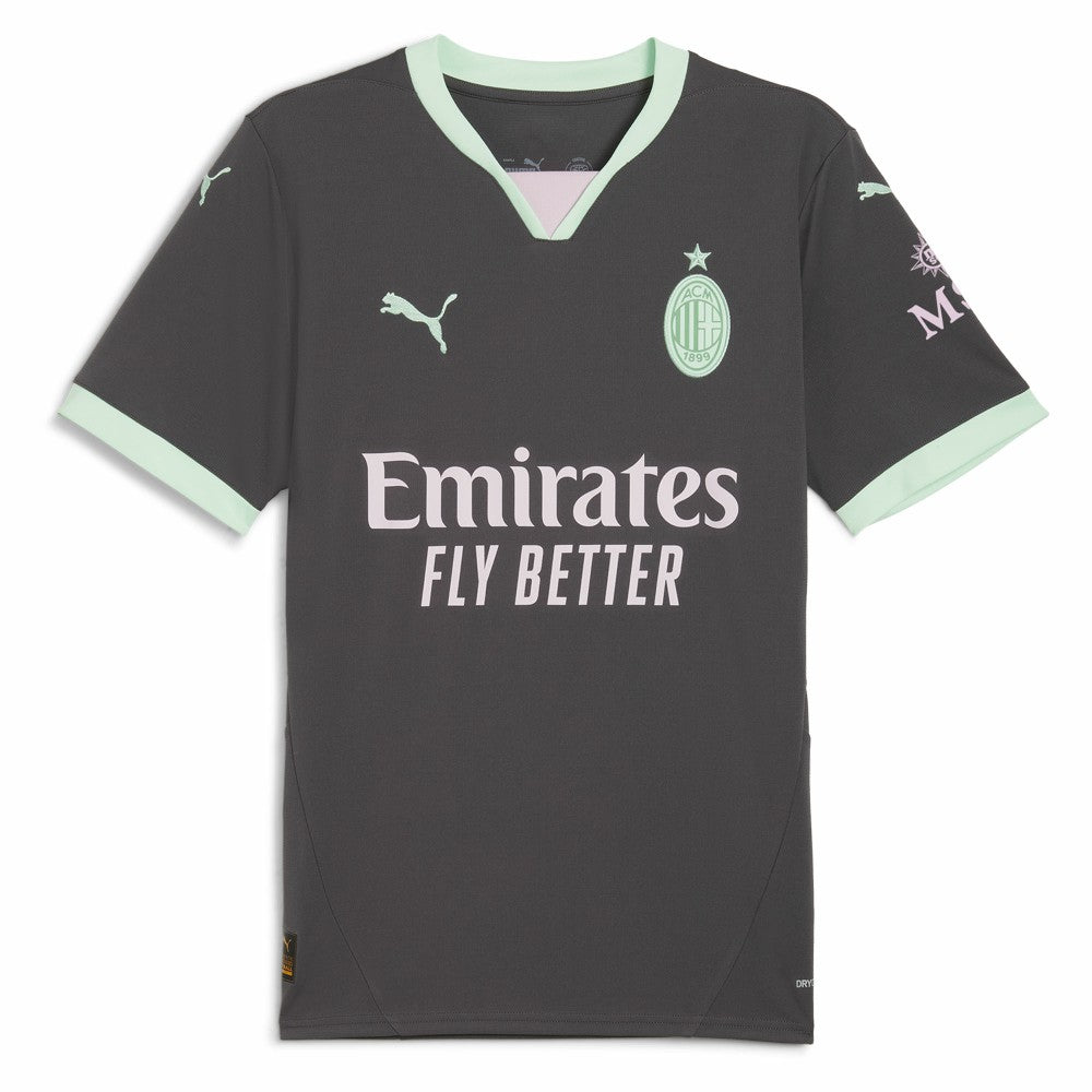 Puma - Christian Pulisic AC Milan 2024/25 Third Replica Player Jersey - Charcoal
