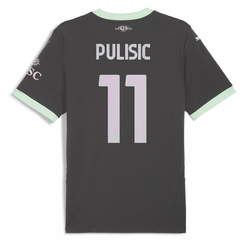 Puma - Christian Pulisic AC Milan 2024/25 Third Replica Player Jersey - Charcoal