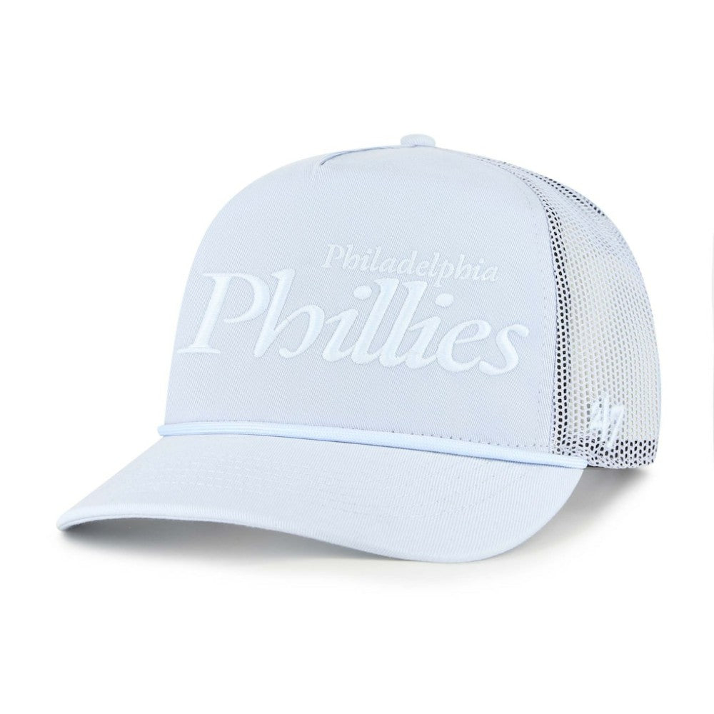 Philadelphia Phillies '47 Foundation Script Hitch Adjustable Trucker Hat Outlet
