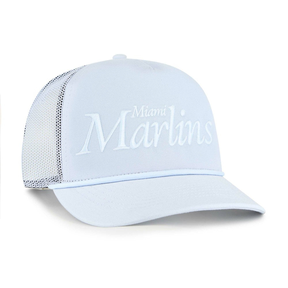 Miami Marlins '47 Foundation Script Hitch Adjustable Trucker Hat for sale