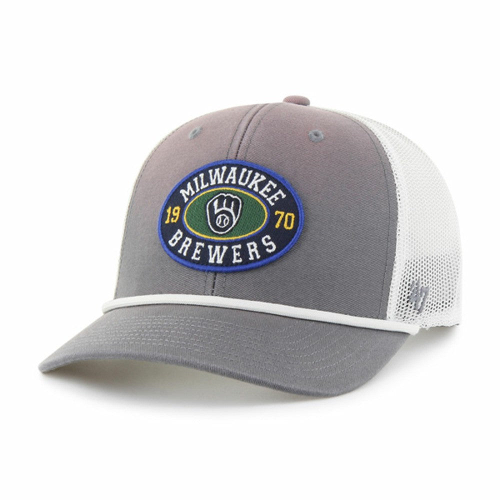 Milwaukee Brewers '47 Tide Sweep Rope Trucker Adjustable Hat for sale