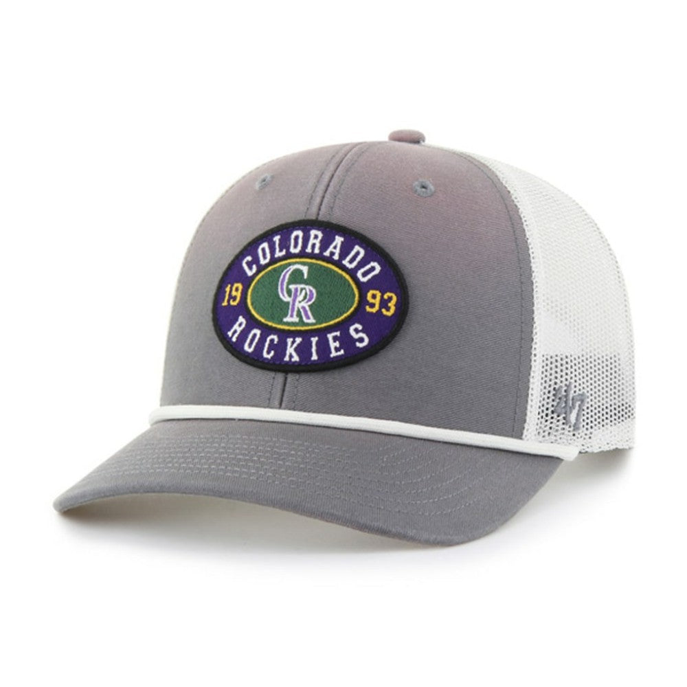 Colorado Rockies '47 Tide Sweep Rope Trucker Adjustable Hat Discount