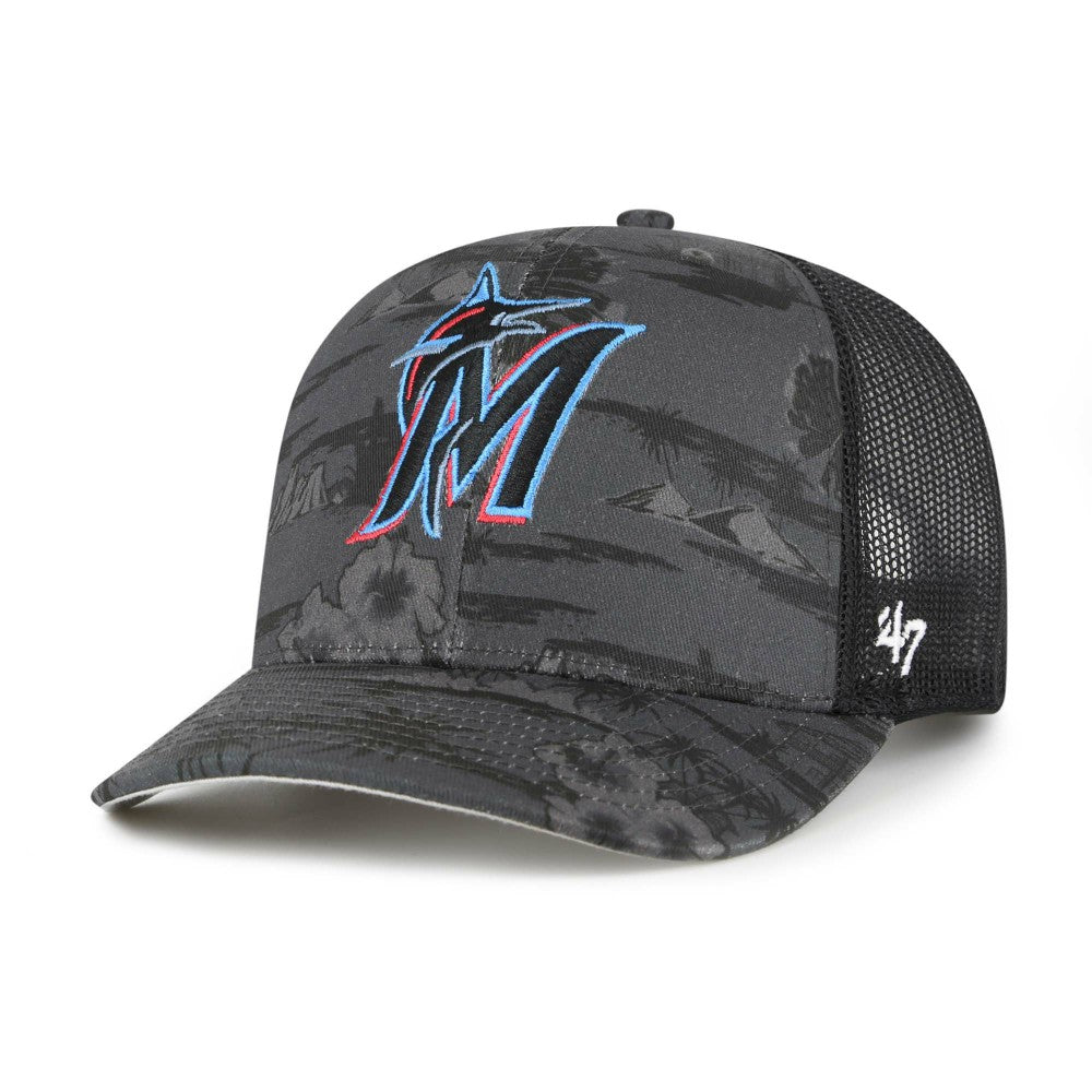 47 Miami Marlins Fiji Trucker Adjustable Hat for sale