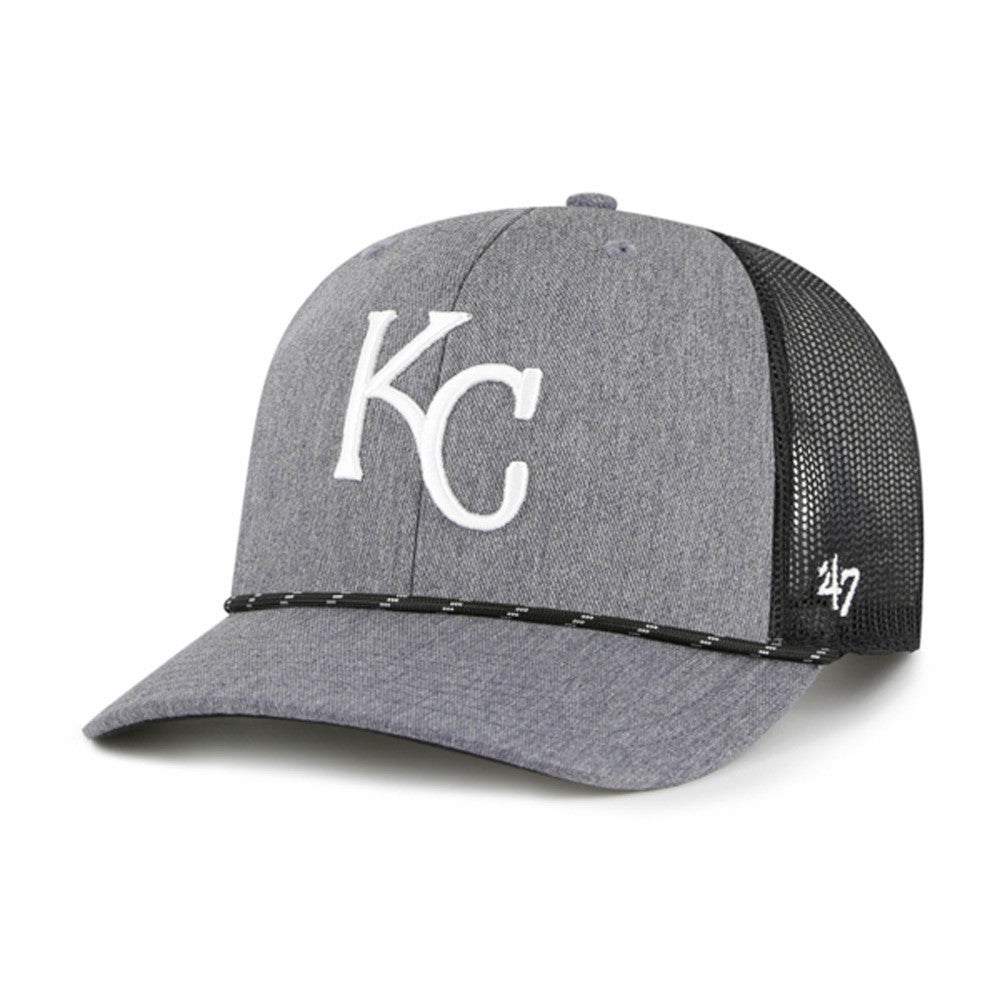 Kansas City Royals '47 Carbon Rope Trucker Adjustable Hat for sale