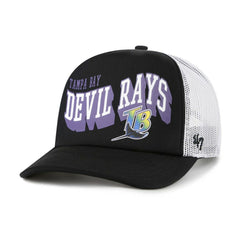 Tampa Bay Rays '47 Meander Foam Trucker Snapback Hat Discount