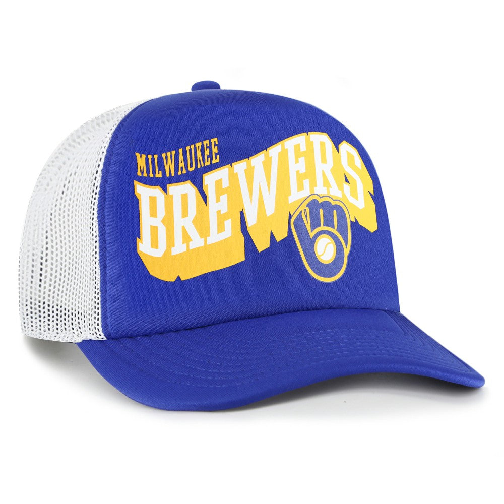 Milwaukee Brewers '47 Meander Foam Trucker Snapback Hat Near Me