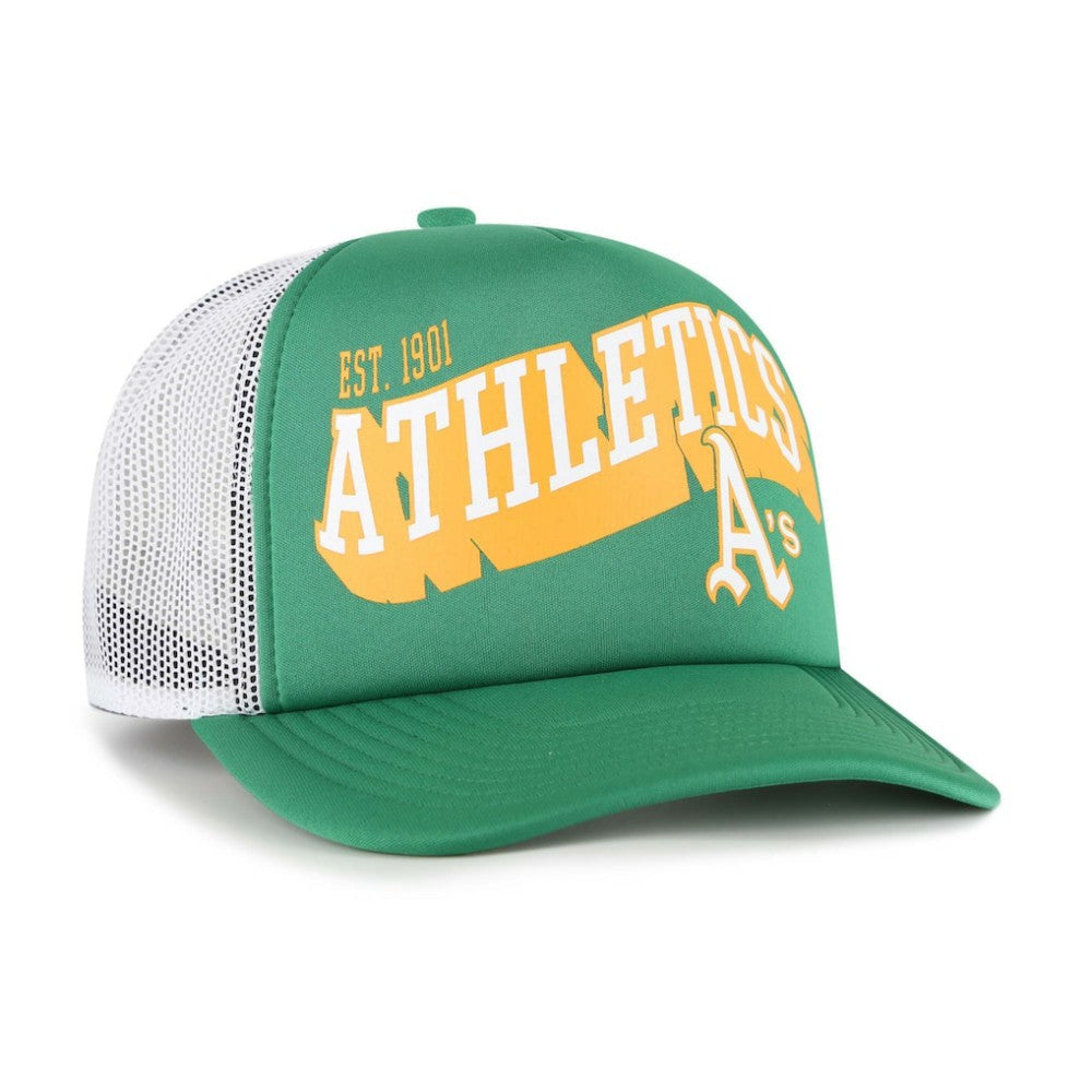 Athletics '47 Meander Foam Trucker Snapback Hat Online