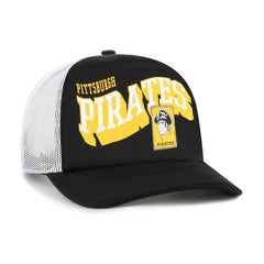 Pittsburgh Pirates '47 Meander Foam Trucker Snapback Hat Outlet