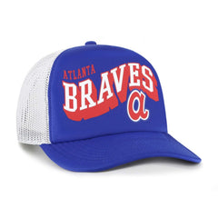 Atlanta Braves '47 Meander Foam Trucker Snapback Hat Online