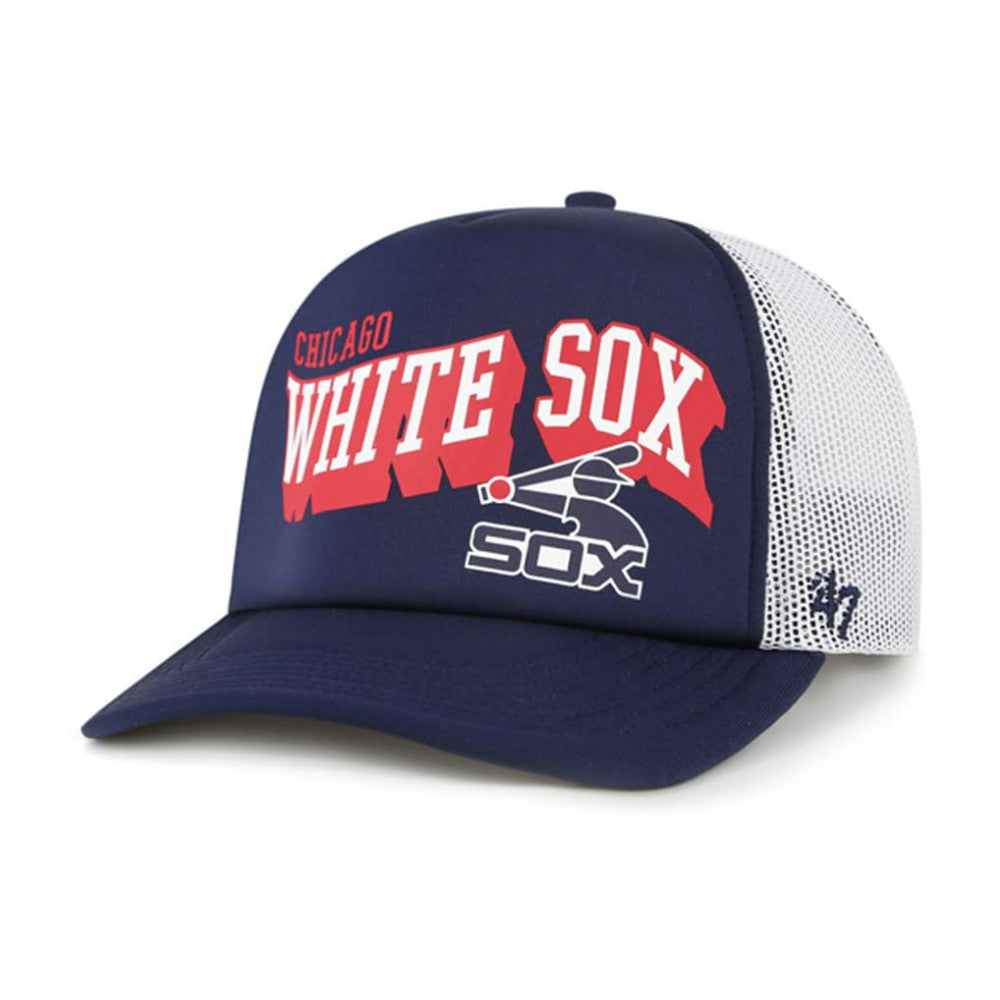 Chicago White Sox '47 Meander Foam Trucker Snapback Hat Discount