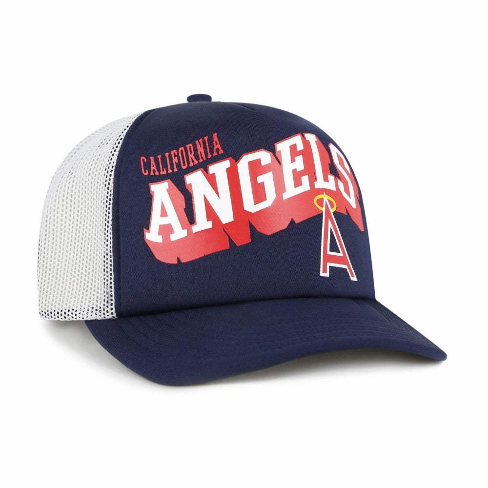 Los Angeles Angels '47 Meander Foam Trucker Snapback Hat Near Me
