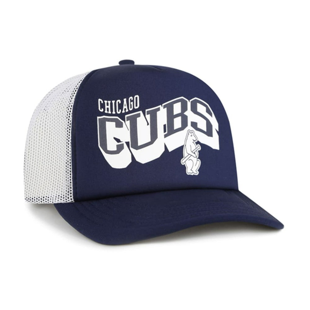 Chicago Cubs '47 Meander Foam Trucker Snapback Hat for sale