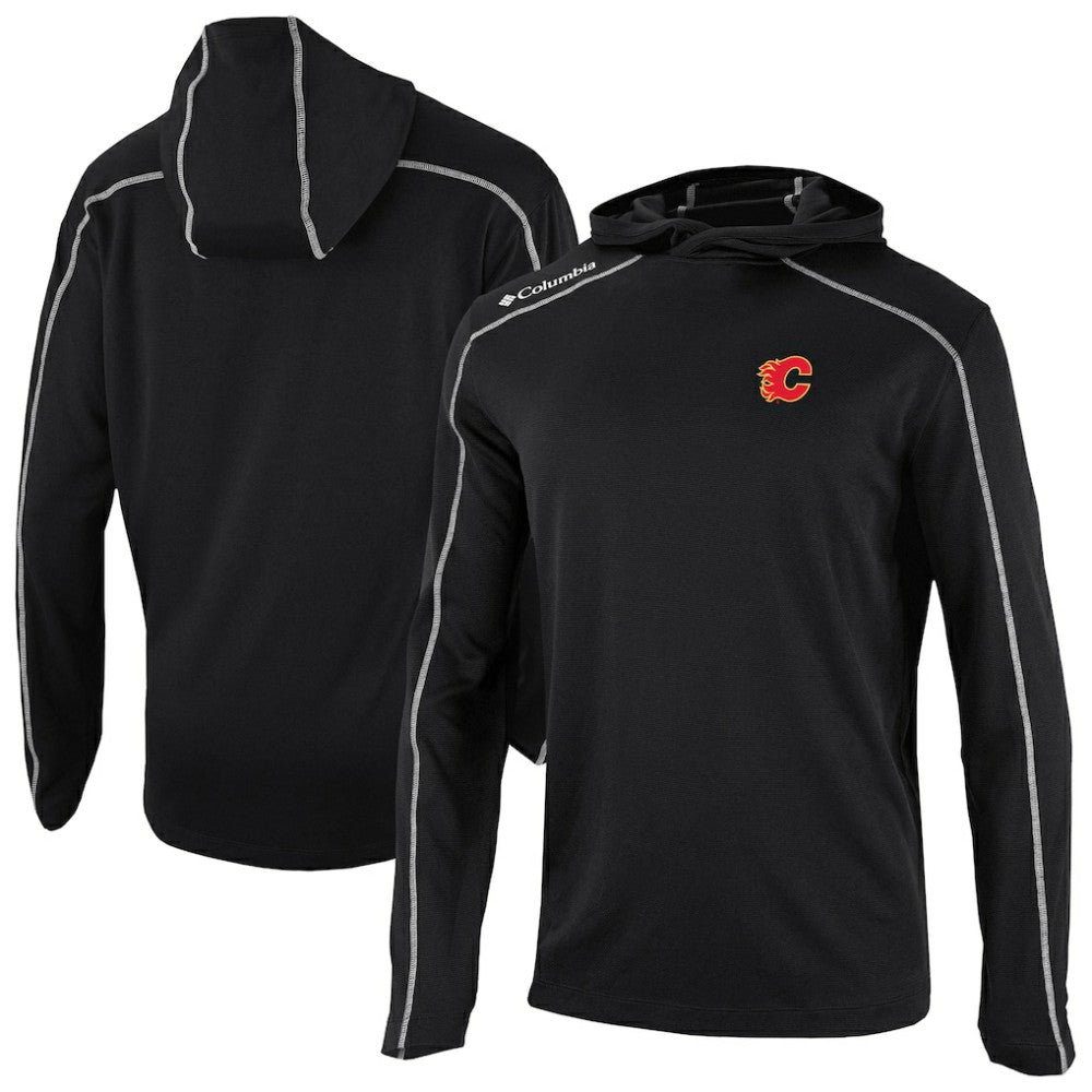 Calgary Flames Columbia Shotgun Omni-Wick Pullover Hoodie - Black | NHL online