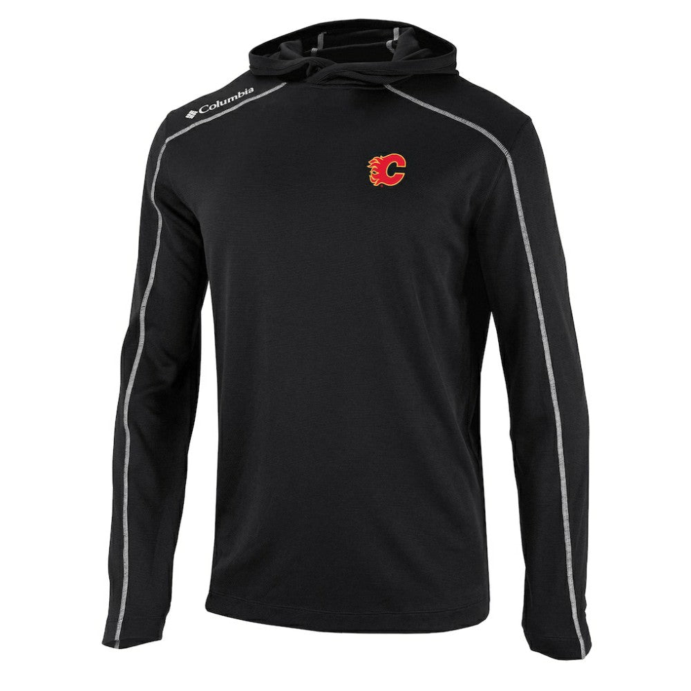 Calgary Flames Columbia Shotgun Omni-Wick Pullover Hoodie - Black | NHL online