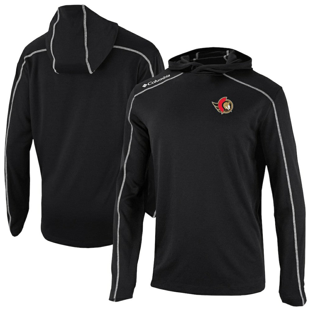 Ottawa Senators Columbia Shotgun Omni-Wick Pullover Hoodie - Black | NHL Lifestyle