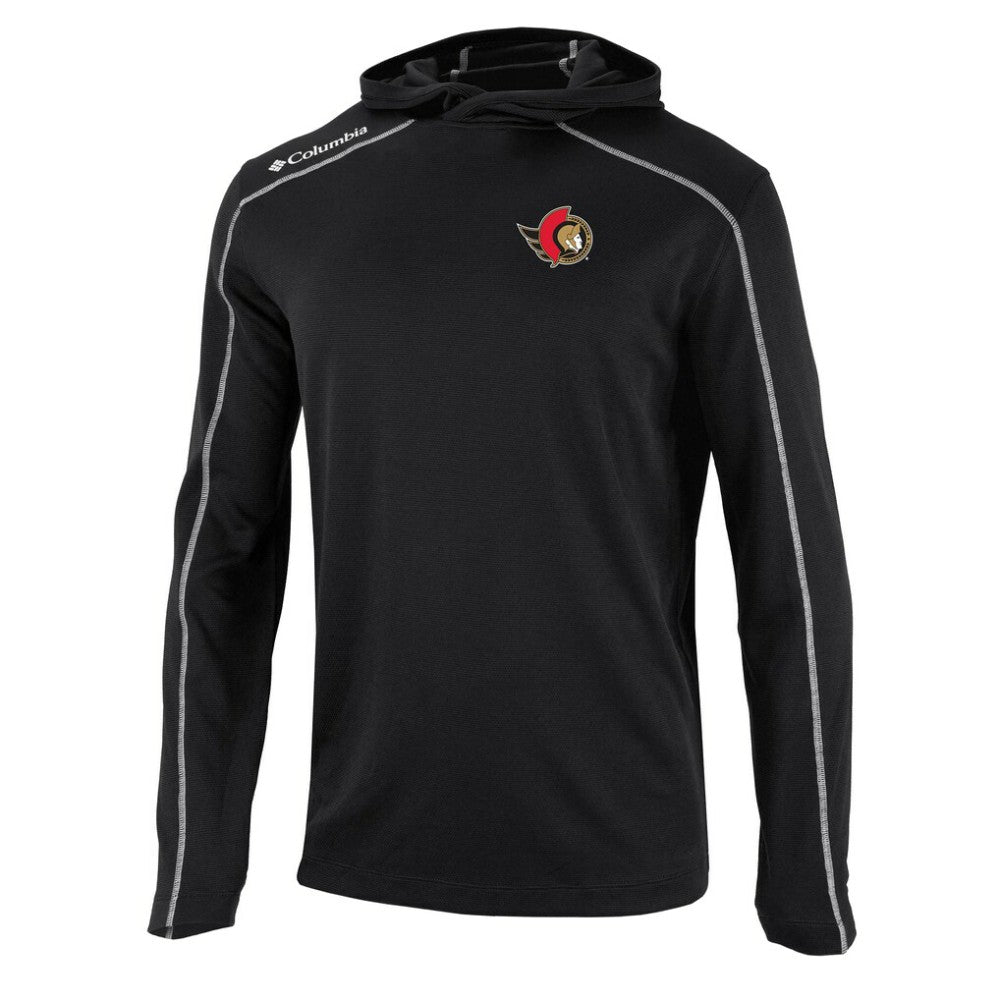Ottawa Senators Columbia Shotgun Omni-Wick Pullover Hoodie - Black | NHL Lifestyle